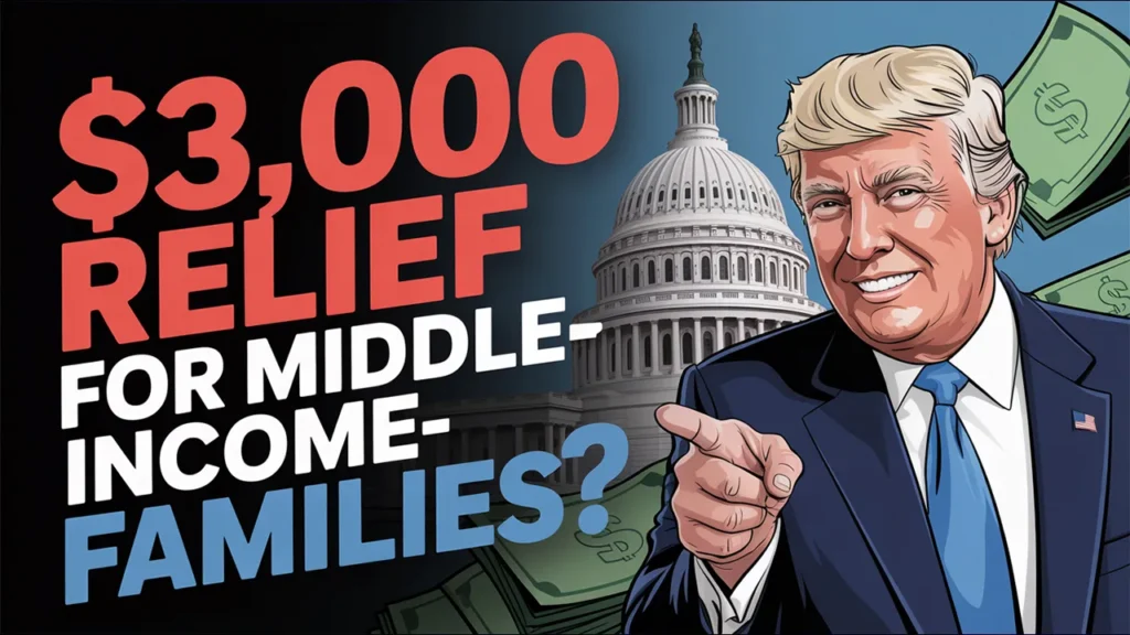 $3000 Relief Proposal for Middle-Income Families Resurfaces